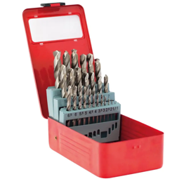 Caixa de Brocas Ferro 25 Peças MacFer 1~13mm